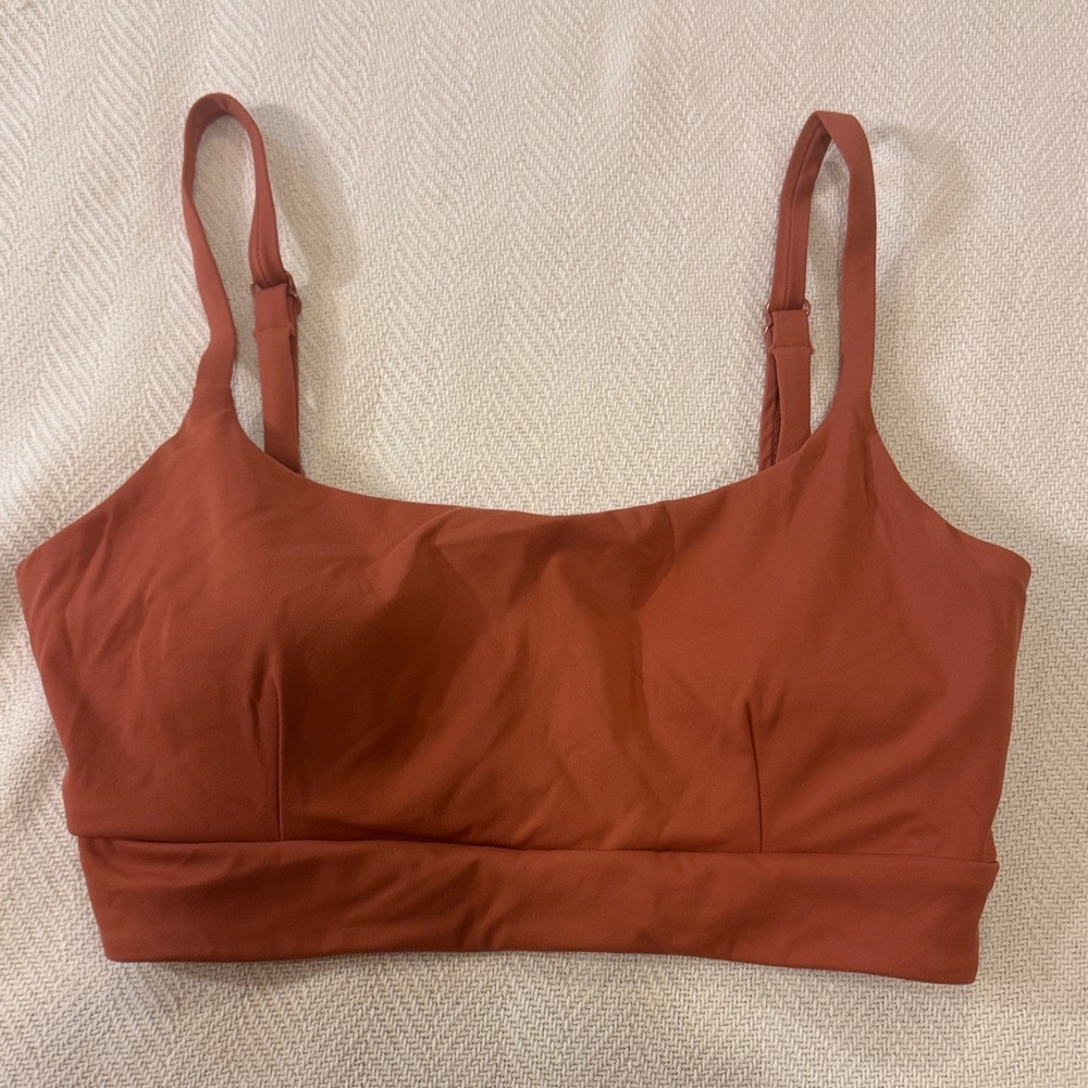 VITALITY BALANCE ATHLETICA PAPRIKA ORANGE  SPORTS BRA. SIZE - L